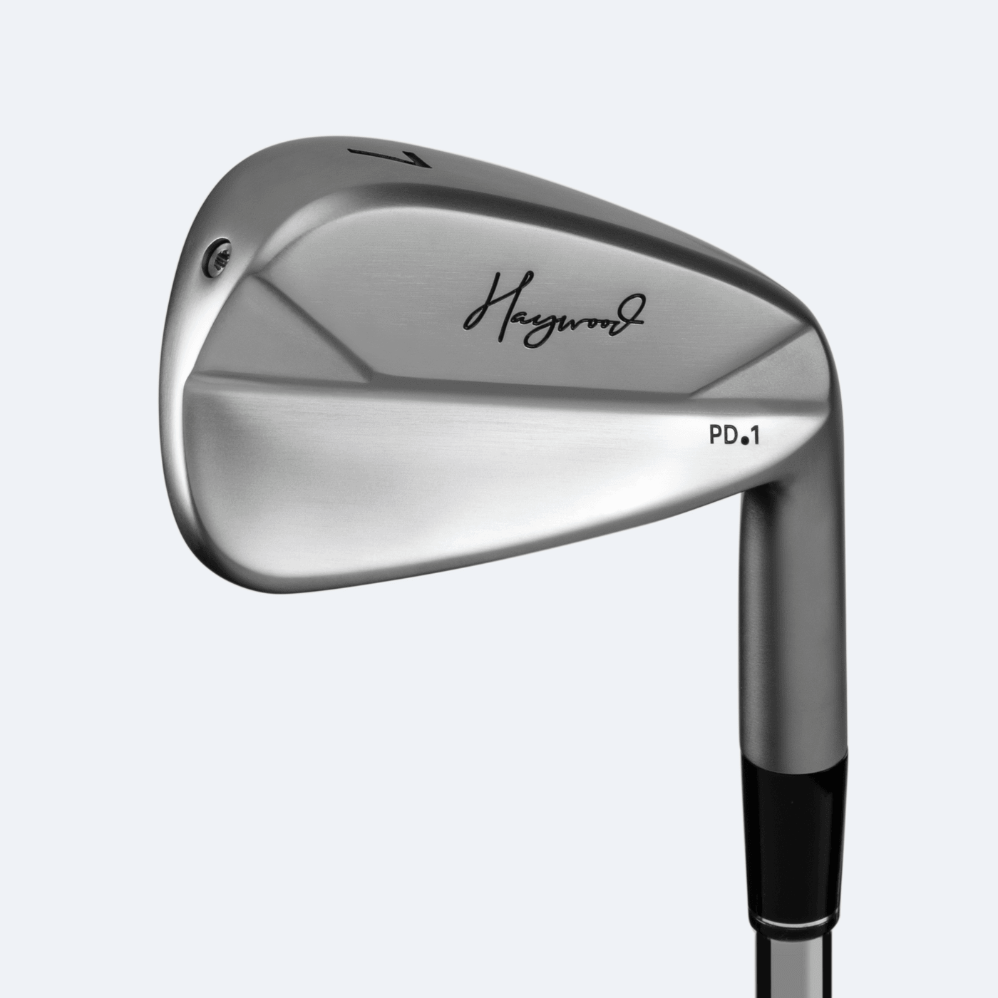 Haywood Golf PD.1 players distance iron, back view